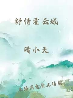 舒情霍云城