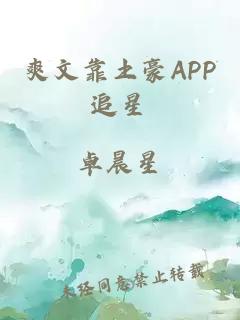 爽文靠土豪APP追星